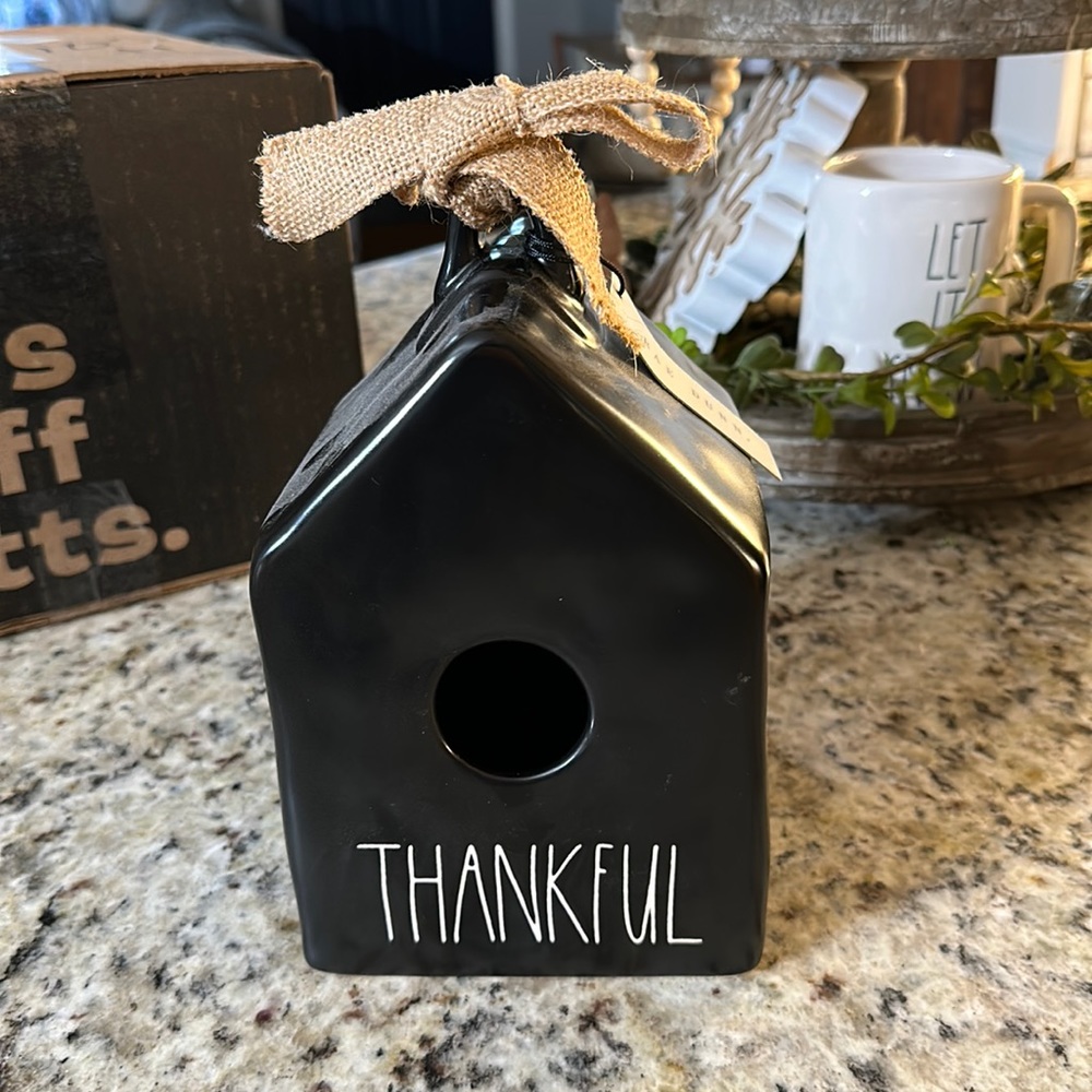 Rae Dunn Thankful Birdhouse